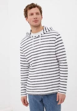 Finn Flare Herren Kapuzenpullover - White