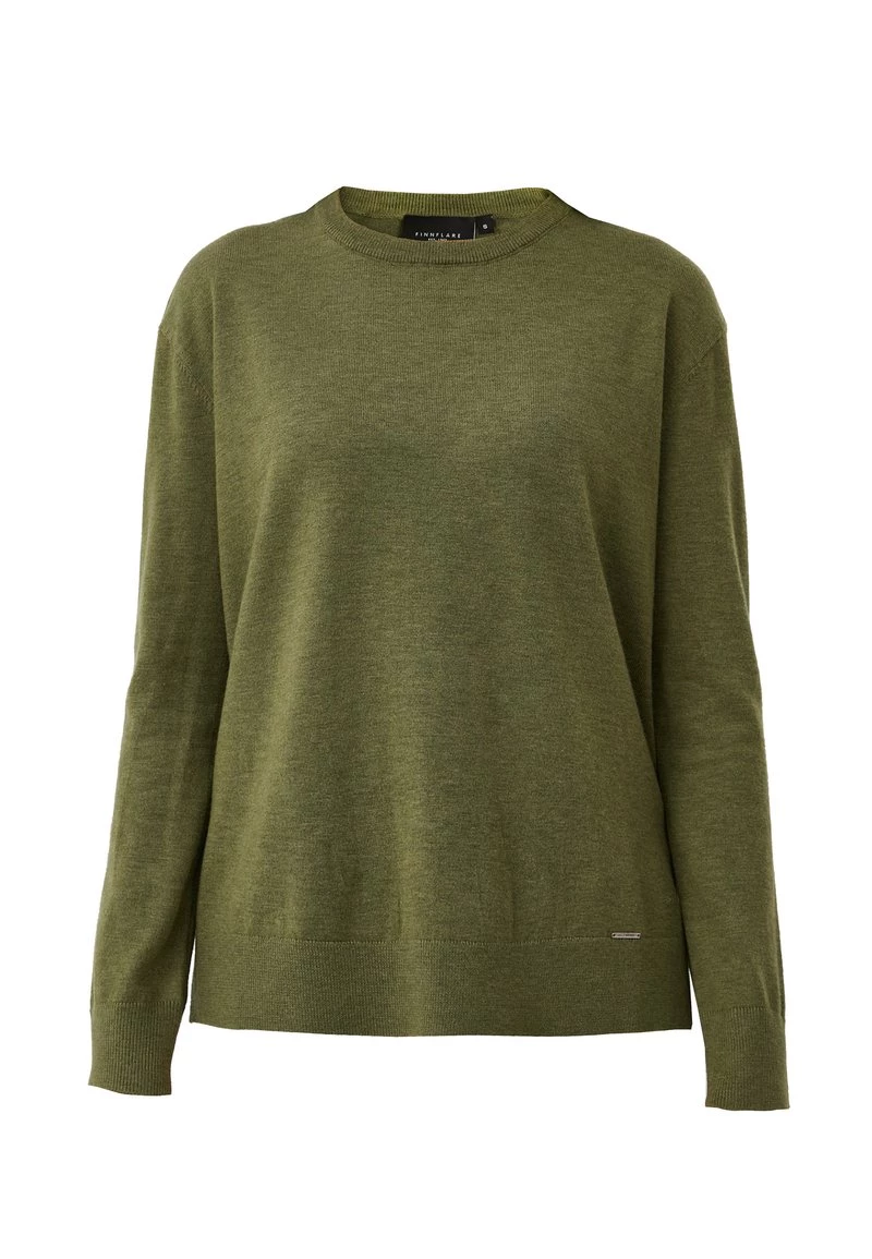 Finn Flare Damen Strickpullover - Green 9 Finn Flare Damen Strickpullover - Green – Bild 7