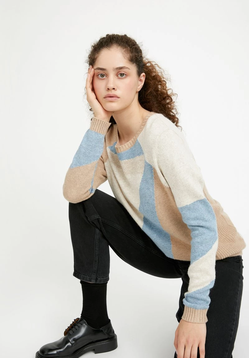 Finn Flare Damen Strickpullover - Beige 7 Finn Flare Damen Strickpullover - Beige – Bild 5