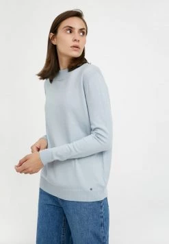 Finn Flare Damen Strickpullover - Light Blue -Finn Flare Verkaufsladen 1116b30c2c144e6d9cdbc2ad73d0c1fb
