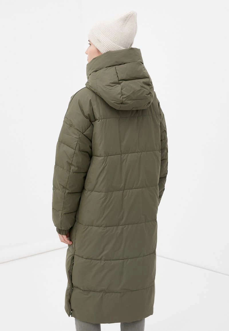 Finn Flare Damen Wintermantel - Olive Green 5 Finn Flare Damen Wintermantel - Olive Green – Bild 3