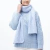 Finn Flare Damen Schal - Light Blue -Finn Flare Verkaufsladen 12436ecb613649d6bf147175d9aee2ba