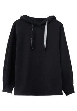 Finn Flare Kapuzenpullover - Black Melange | Damen -Finn Flare Verkaufsladen 1384a244f24e4a9791ce1156f231af8e