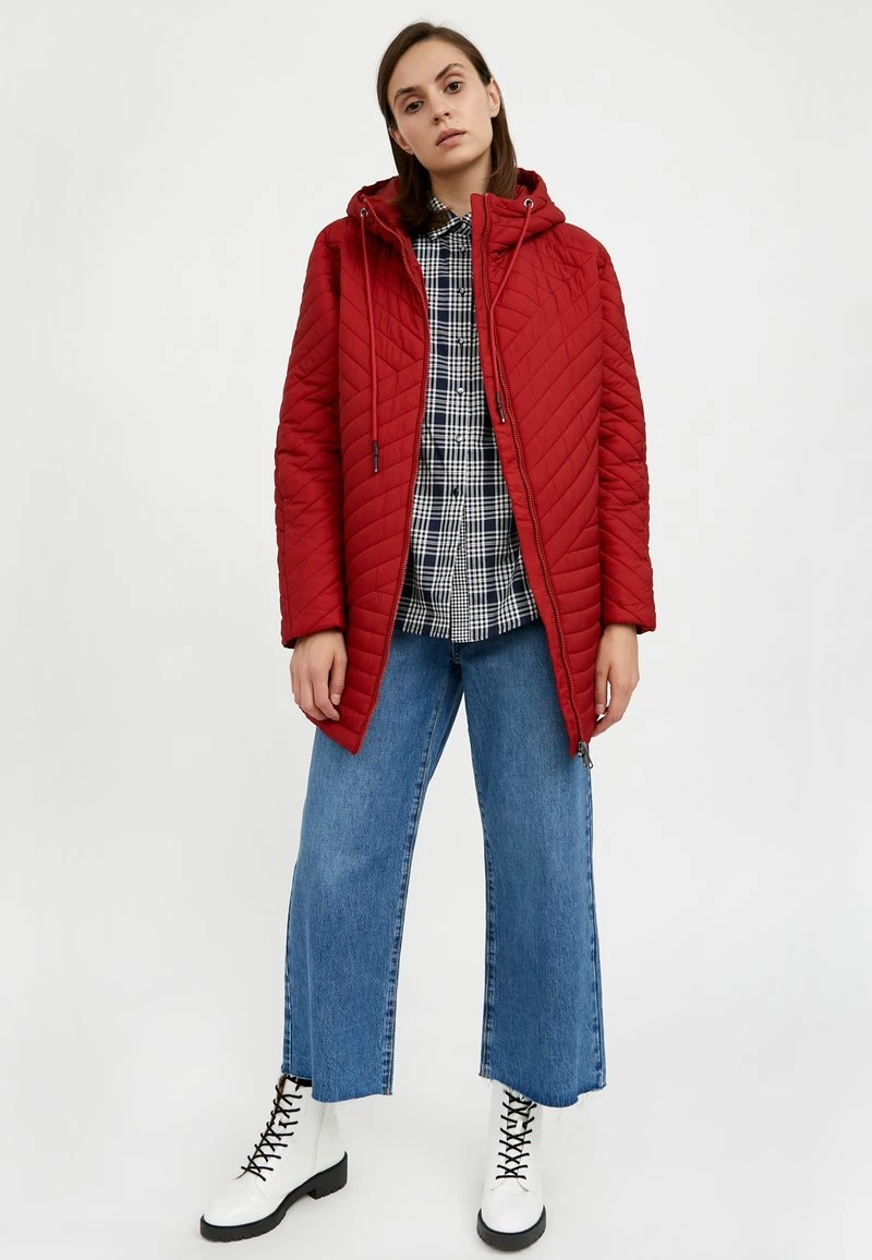 Finn Flare Damen Daunenjacke - Red-brown 4 Finn Flare Damen Daunenjacke - Red-brown – Bild 2