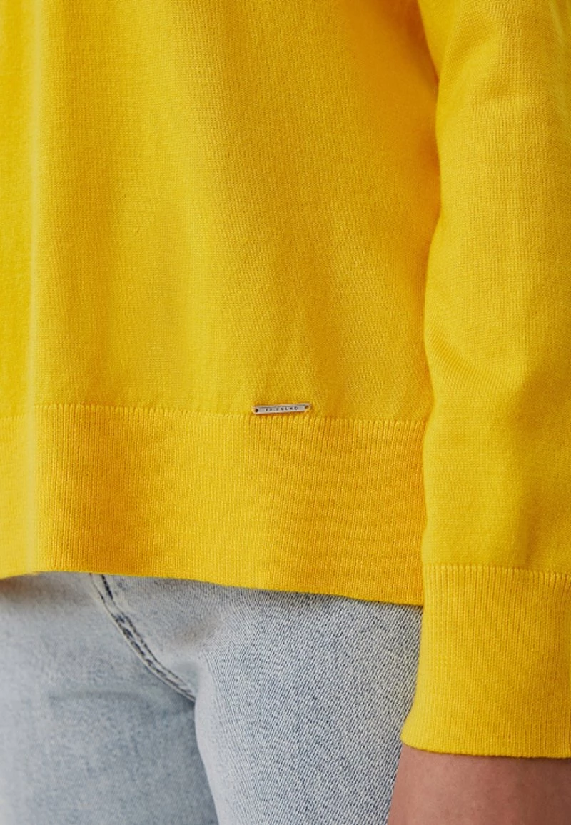 Finn Flare Damen Strickpullover - Yellow 6 Finn Flare Damen Strickpullover - Yellow – Bild 4