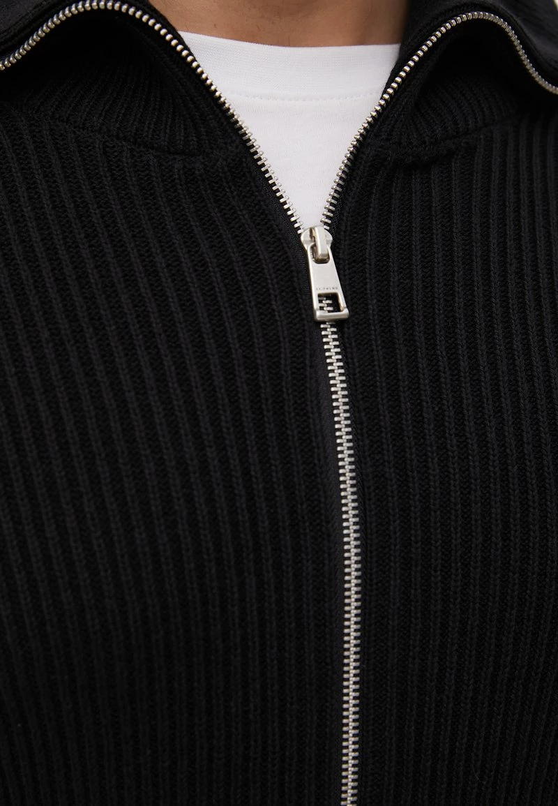Finn Flare Herren Strickjacke - Black 7 Finn Flare Herren Strickjacke - Black – Bild 5