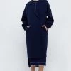 Finn Flare Damen Klassischer Mantel - Dark Blue