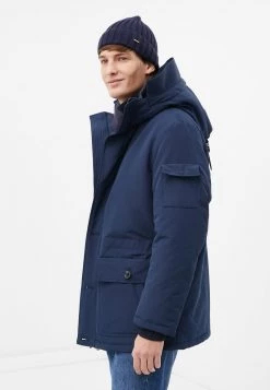 Finn Flare Herren Winterjacke - Dark Blue -Finn Flare Verkaufsladen 14b1d1d956134e65a85c407a9885b6c1
