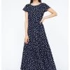 Finn Flare Damen Maxikleid - Cosmic Blue -Finn Flare Verkaufsladen 1548f1234db5474bb79f7ad674e34c13