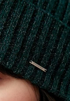 Finn Flare Mütze - Dark Green | Damen -Finn Flare Verkaufsladen 15547eba2ff44b3a8a38b354ce6edd34