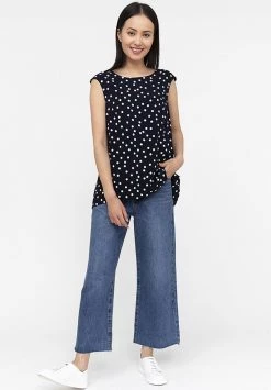 Finn Flare Damen MIT KNOPFVERSCHLUSS AM RÜCKEN - Bluse - Cosmic Blue -Finn Flare Verkaufsladen 15ed30397dd743ae829125976a68b765