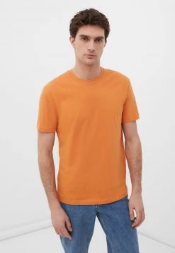 Finn Flare Herren T-Shirt Basic - Brown