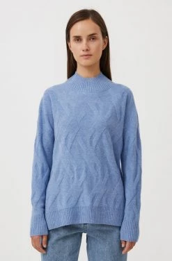 Finn Flare Strickpullover - Light Blue | Damen
