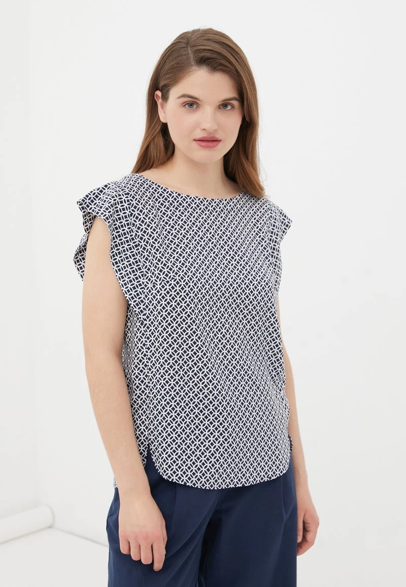 Finn Flare Damen Bluse - Dark Blue 3 Finn Flare Damen Bluse - Dark Blue