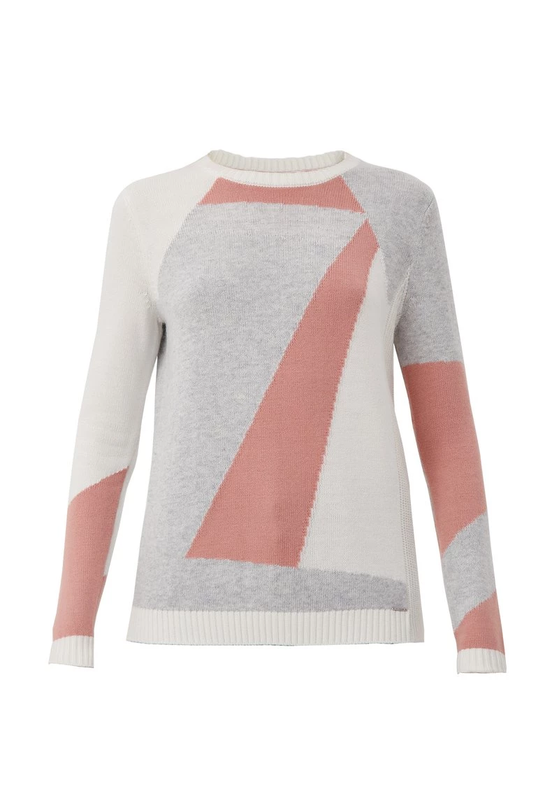 Finn Flare Damen Strickpullover - Light Grey Melange 7 Finn Flare Damen Strickpullover - Light Grey Melange – Bild 5