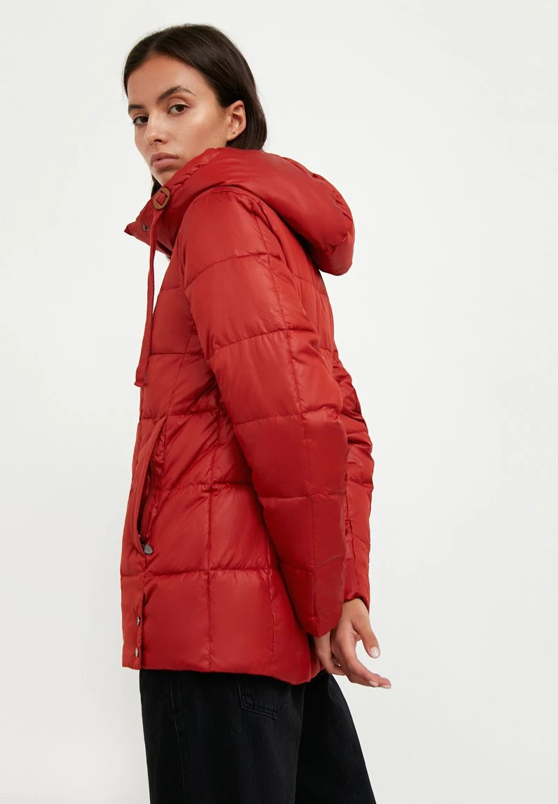 Finn Flare Damen Winterjacke - Red-brown 6 Finn Flare Damen Winterjacke - Red-brown – Bild 4