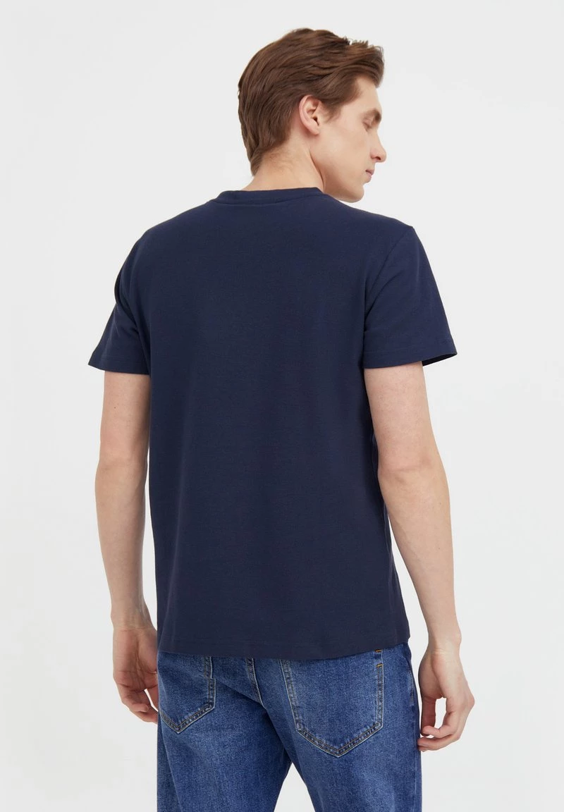 Finn Flare Herren T-Shirt Print - Dark Blue 5 Finn Flare Herren T-Shirt Print - Dark Blue – Bild 3