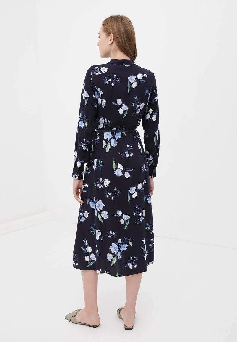 Finn Flare Damen Blusenkleid - Dark Blue 5 Finn Flare Damen Blusenkleid - Dark Blue – Bild 3