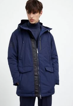 Finn Flare Herren Wintermantel - Dark Blue