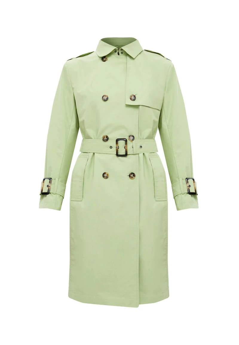 Finn Flare Damen Trenchcoat - Light Green 8 Finn Flare Damen Trenchcoat - Light Green – Bild 6