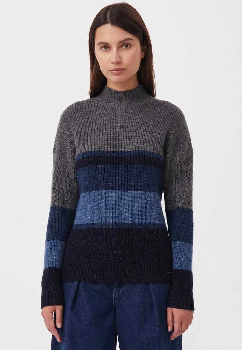 Finn Flare Damen Strickpullover - Dark Blue 3 Finn Flare Damen Strickpullover - Dark Blue