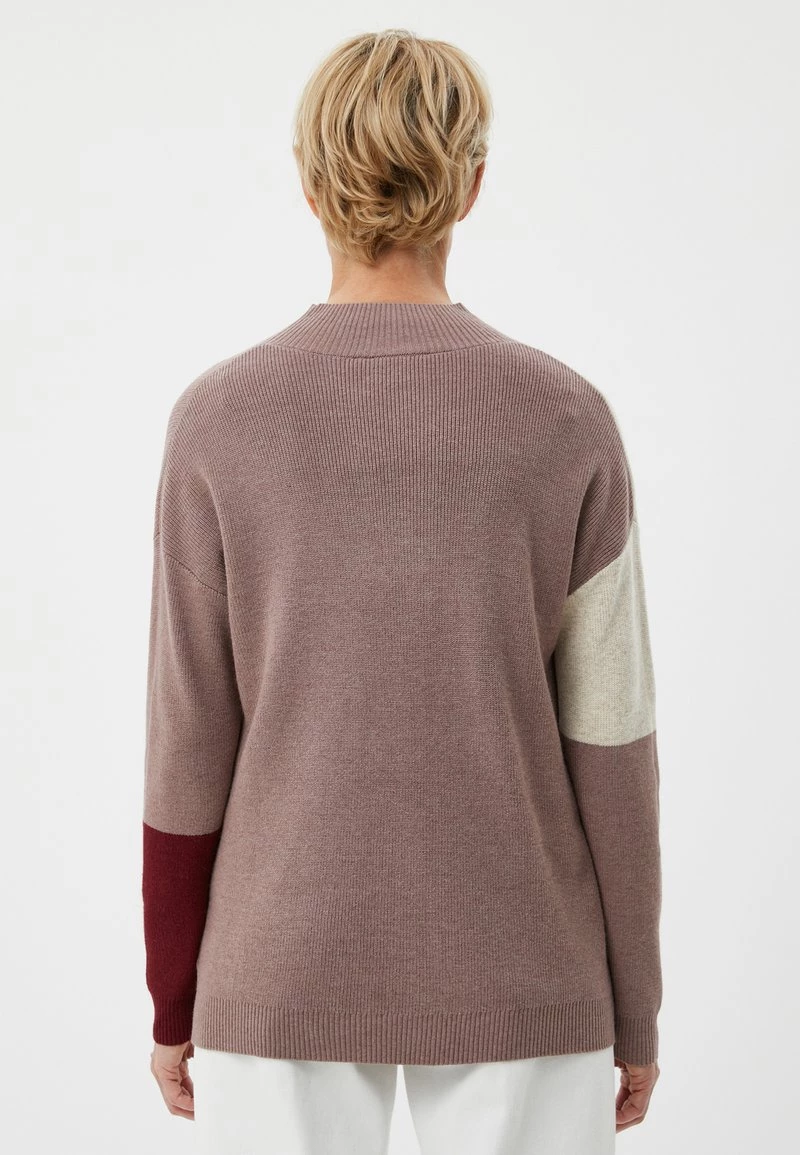 Finn Flare Damen Strickpullover - Dark Red 5 Finn Flare Damen Strickpullover - Dark Red – Bild 3