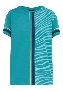 Finn Flare Damen T-Shirt Print - Green -Finn Flare Verkaufsladen 19b287a399df49c38d7e3043aec7dd24