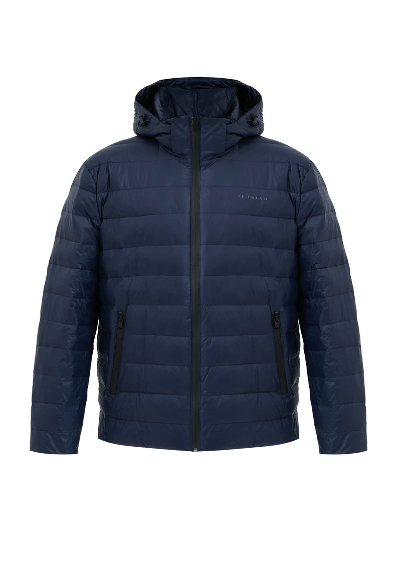 Finn Flare Herren Daunenjacke - Dark Blue 7 Finn Flare Herren Daunenjacke - Dark Blue – Bild 5