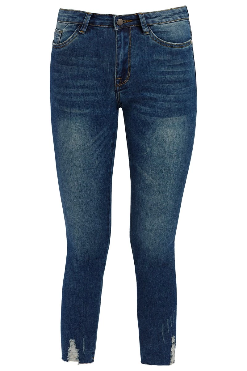 Finn Flare Jeans Slim Fit - Denim | Damen 7 Finn Flare Jeans Slim Fit - Denim | Damen – Bild 5