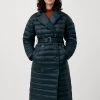 Finn Flare Damen Daunenmantel - Dark Green