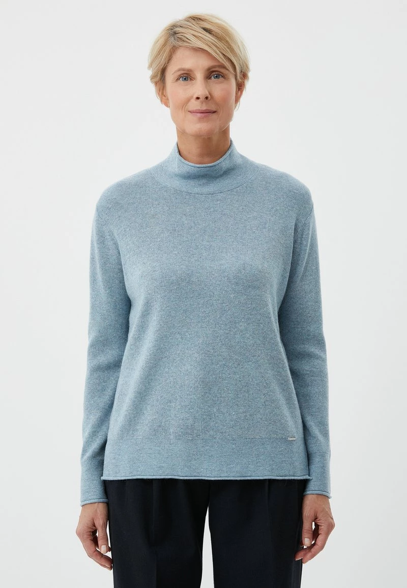 Finn Flare Damen LANGARM - Strickpullover - Light Blue 3 Finn Flare Damen LANGARM - Strickpullover - Light Blue