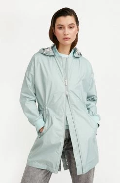 Finn Flare Damen Regenjacke / Wasserabweisende Jacke - Green