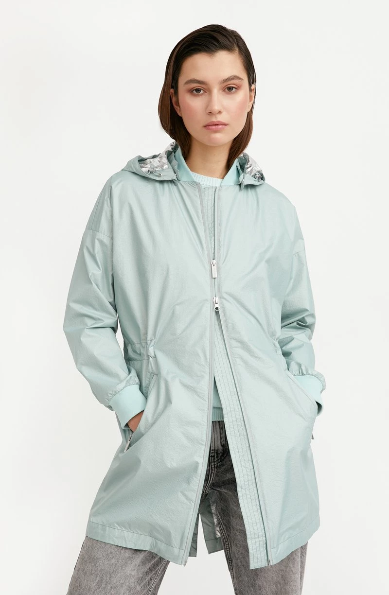 Finn Flare Damen Regenjacke / Wasserabweisende Jacke - Green 3 Finn Flare Damen Regenjacke / Wasserabweisende Jacke - Green