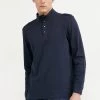 Finn Flare Herren Langarmshirt - Dark Blue