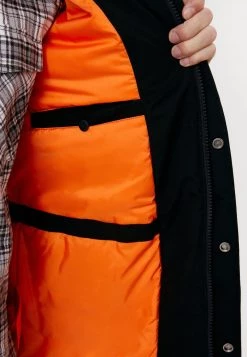 Finn Flare Herren Wintermantel - Black 16 Finn Flare Herren Wintermantel - Black -Finn Flare Verkaufsladen 1f04988946f64f3ab1720ed15a680a72