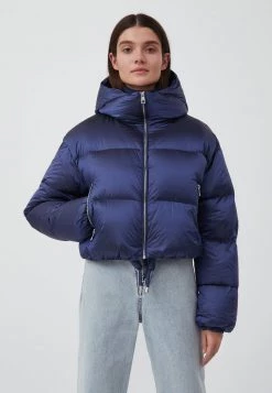 Finn Flare Damen Daunenjacke - Dark Blue