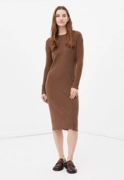 Finn Flare Damen Etuikleid - Dark Beige -Finn Flare Verkaufsladen 1f67fee32cc24e50a507b5bfb351aed3