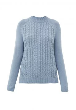 Finn Flare Strickpullover - Light Blue | Damen -Finn Flare Verkaufsladen 1fc77be10166477d81c689a7ca2122fe