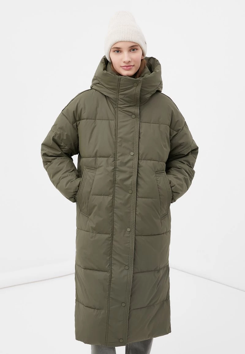 Finn Flare Damen Wintermantel - Olive Green 3 Finn Flare Damen Wintermantel - Olive Green