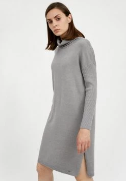 Finn Flare Damen Strickkleid - Grey Melange 12 Finn Flare Damen Strickkleid - Grey Melange -Finn Flare Verkaufsladen 2000b45136e042f584e89dc085e4c70d