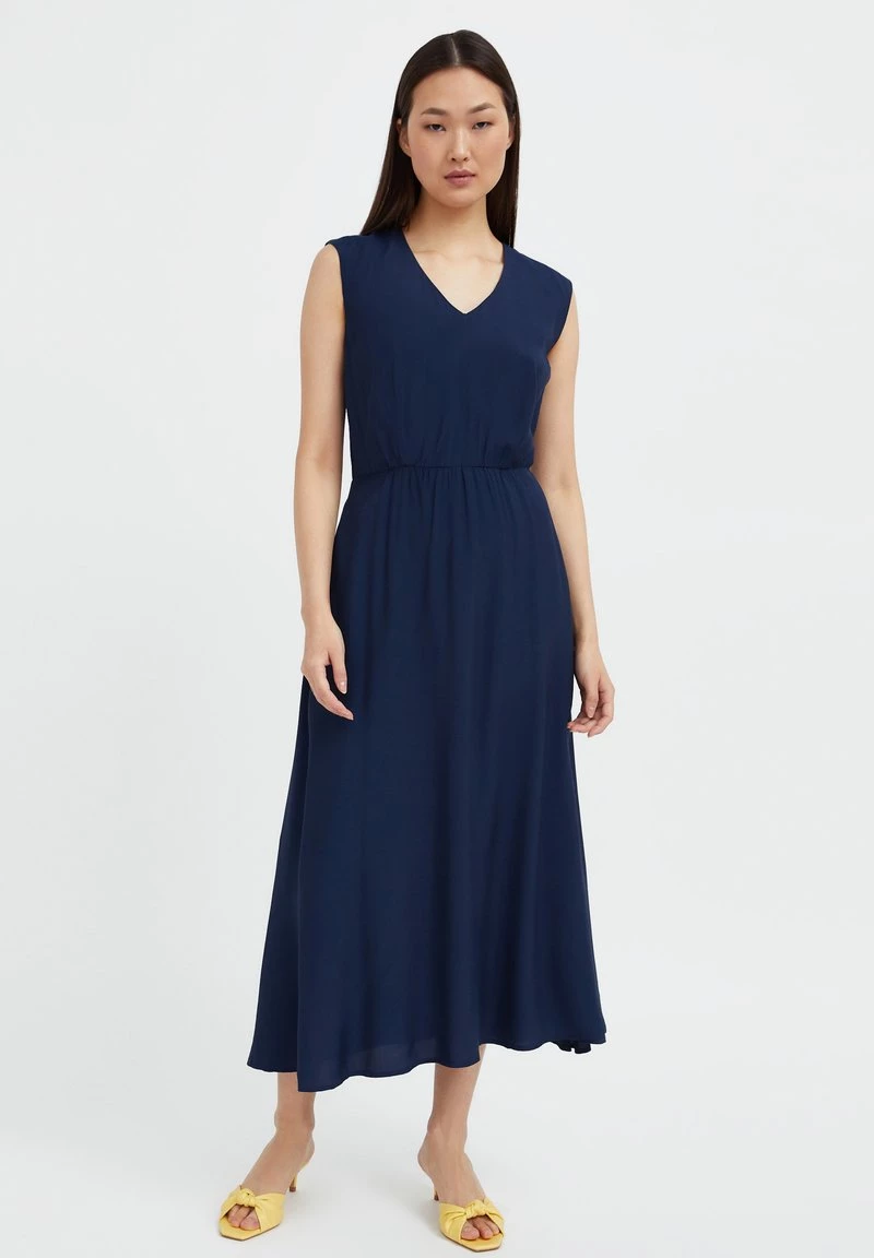 Finn Flare Damen Maxikleid - Dark Blue 3 Finn Flare Damen Maxikleid - Dark Blue