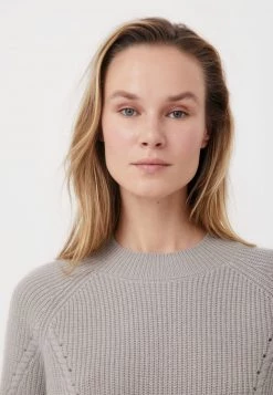 Finn Flare Damen LANGARM - Strickpullover - Light Brown 11 Finn Flare Damen LANGARM - Strickpullover - Light Brown -Finn Flare Verkaufsladen 20915d5285c5403e95b96d13b92f6552