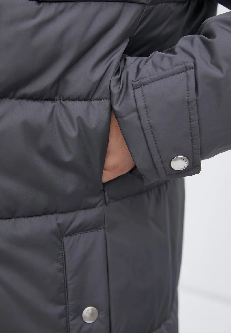 Finn Flare Damen Wintermantel - Dark Grey 6 Finn Flare Damen Wintermantel - Dark Grey – Bild 4