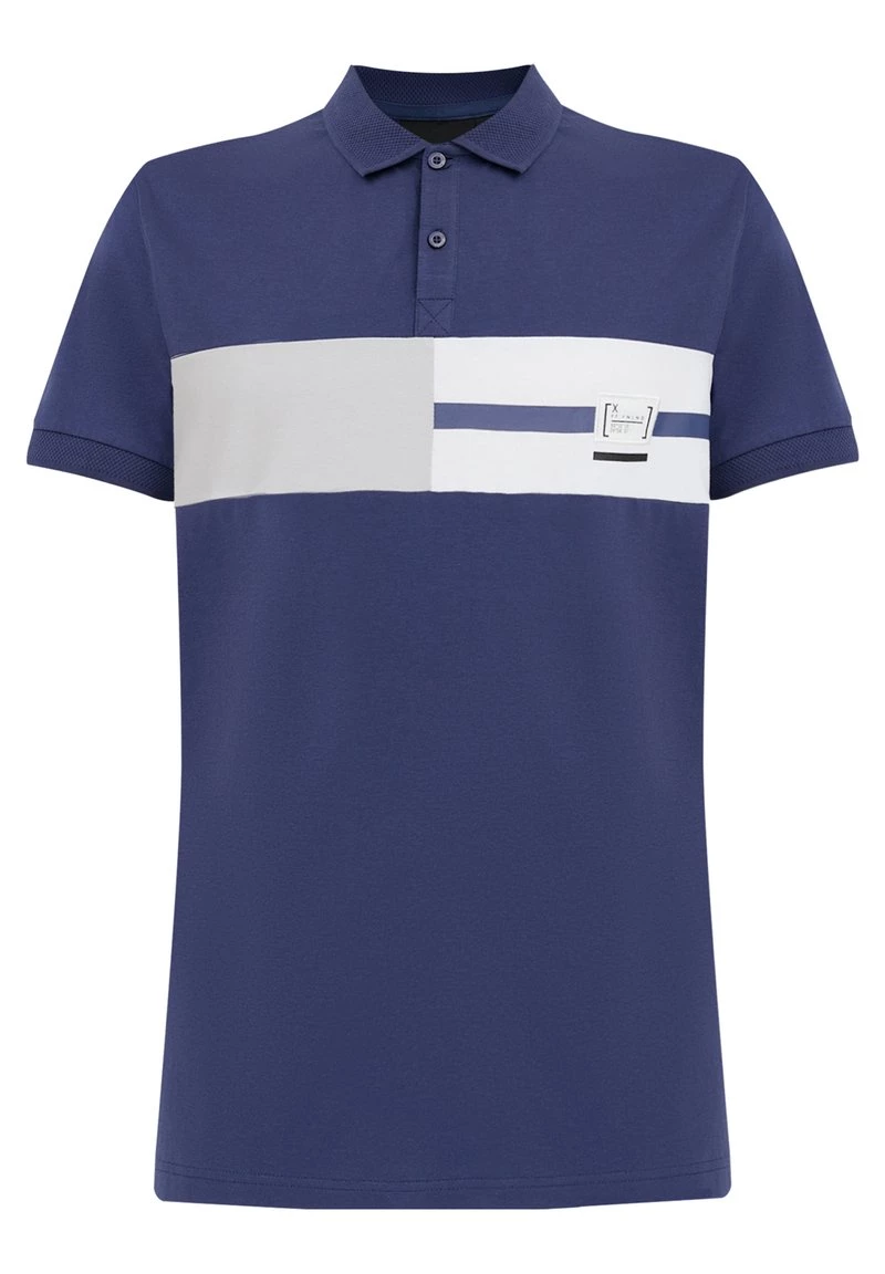Finn Flare Herren Poloshirt - Dark Blue 7 Finn Flare Herren Poloshirt - Dark Blue – Bild 5