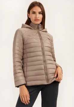 Finn Flare Damen MIT STEPPMUSTER - Winterjacke - Light Brown