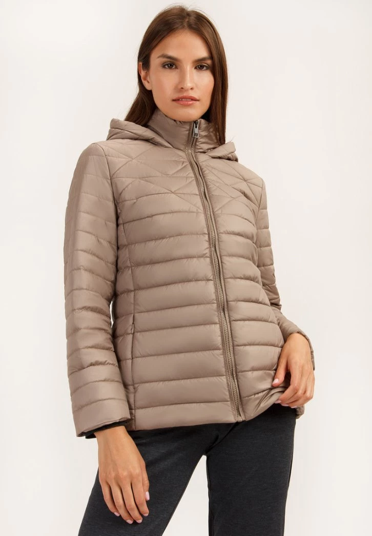 Finn Flare Damen MIT STEPPMUSTER - Winterjacke - Light Brown 3 Finn Flare Damen MIT STEPPMUSTER - Winterjacke - Light Brown