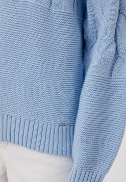 Finn Flare Strickpullover - Light Blue | Damen -Finn Flare Verkaufsladen 2299209b88784068aa3bb51abc7dfd0e