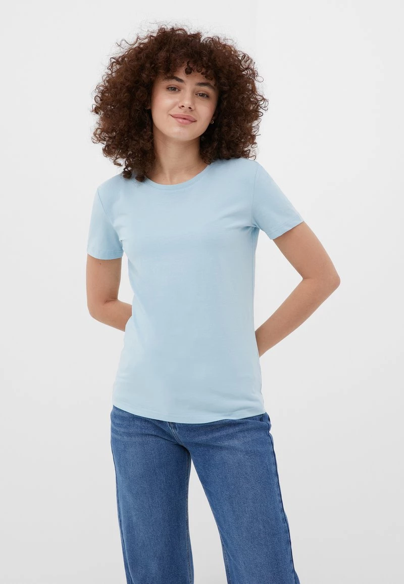 Finn Flare T-Shirt Basic - Light Blue | Damen 3 Finn Flare T-Shirt Basic - Light Blue | Damen
