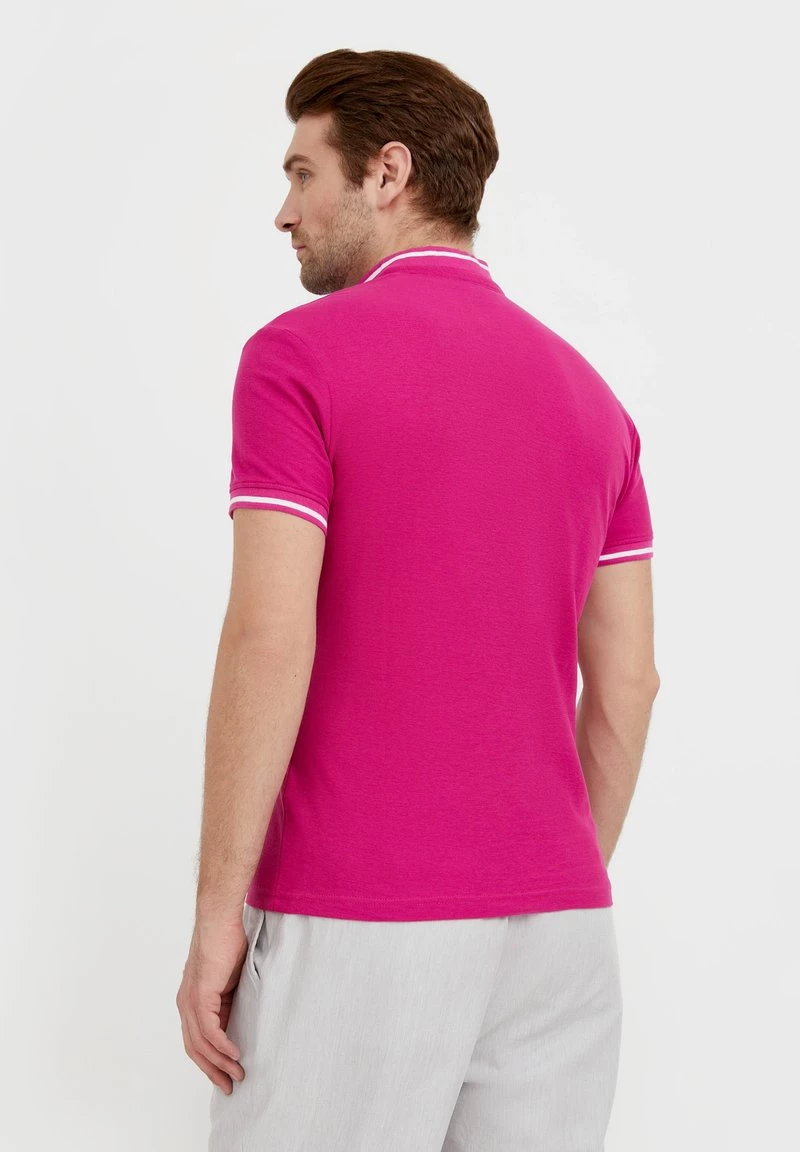 Finn Flare Herren T-Shirt Basic - Purple 5 Finn Flare Herren T-Shirt Basic - Purple – Bild 3