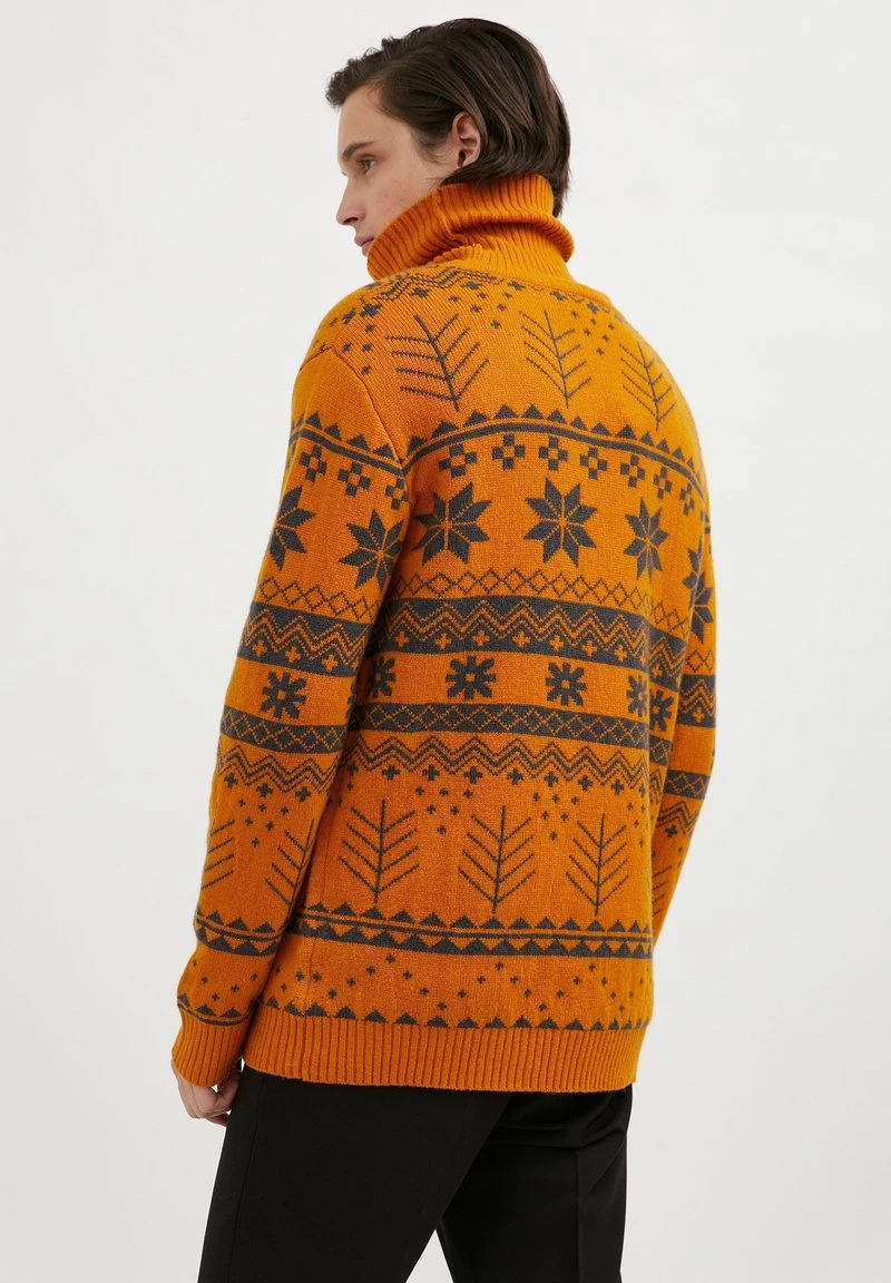 Finn Flare Herren Strickpullover - Sienna 5 Finn Flare Herren Strickpullover - Sienna – Bild 3